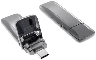 Xlyne 7651200 USB-Stick 512GB Grau 7651200 USB-C® USB 3.2 (Gen 2) von Xlyne