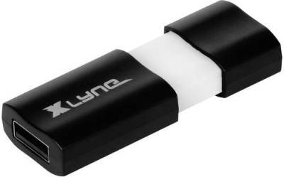 Xlyne Wave USB-Stick 16GB Schwarz, Weiß 7916000 USB 3.2 Gen 1 (USB 3.0) von Xlyne