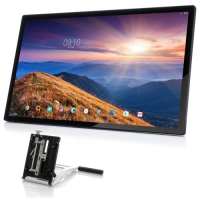 XORO 32" Zoll Tablet MegaPAD 3204 V7 mit LCD FHD Multitouch IPS Display, Android 13, 64Bit SixCore CPU 1.8GHz, 4GB RAM, 64GB Flash, WLAN ax, Bluetooth 5.0, Gigabit-LAN, Kartenleser, USB-C, Kamera von Xoro