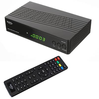 XORO HRS 9194 - DVB-S2 FullHD Satelliten Twin Receiver, PVR Ready - 2 Aufnahmen gleichzeitig möglich, Timeshift, EPG, USB 2.0 Mediaplayer, 12 Anschluss von Xoro