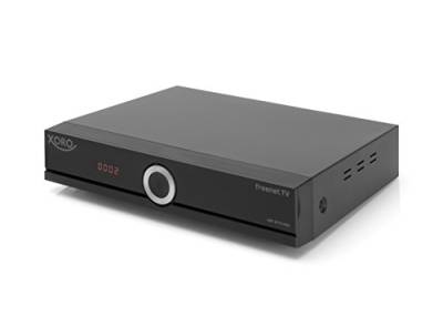 XORO HRT 8772 HDD - 2TB Full-HD DVB-C/T2 Receiver mit Twin Tuner, Freenet TV integriert, inkl. 2TB Festplatte, HDMI, USB PVR Ready, MiniSCART, 12V, schwarz von Xoro