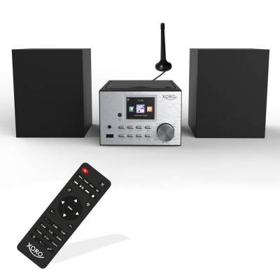 Xoro HMT 500 PRO Internet-/DAB+ Radio, CD Player, Fernbedienung, Mikro Stereoanlage (CD-Player) von Xoro