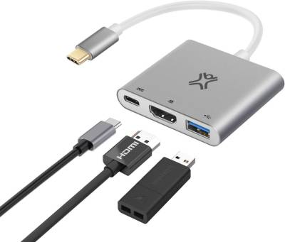 XtremeMac XtremeMac USB-C Multiport Hub auf HDMI Port (4K), 3.0 USB, & USB-C PD HUB von XtremeMac