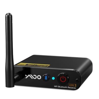 YMOO Bluetooth 5.3 Audioempfänger für amplfier Bluetooth-Audioadapter Musikempfänger für Kabelgebundene mit LDAC,ESS DAC-Chip optischer RCA-Ausgang koaxialer Ausgang für Heimstereoanlage von YMOO