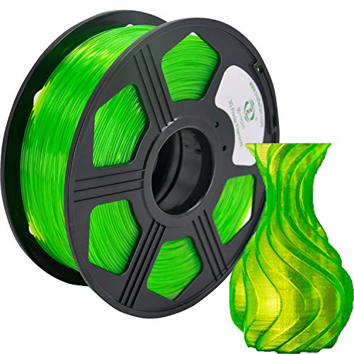 YOYI YOYI PETG Filament 1,75 mm, YOYI 3D Druckerfilament Filament PETG 1 kg,Dimensionale Genauigkeit +/- 0.02 (Grün) von YOYI YOYI