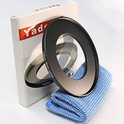 52 mm auf 67 mm Step-Up-Ring, für Kameraobjektive und Filter, Metallfilter, Step-Up-Ringadapter, der Anschluss 52 mm Objektiv auf 67 mm Filterobjektiv-Zubehör von Yadsux