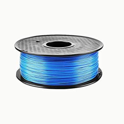 3D-Druckfilament, PC-Legierungsdruckfilament 1,75 mm, PC-leitfähiges Filament 1 kg, weiß und blau(Color:Blau) von Yimihua