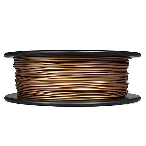 Metall-PLA-Filament 3D-Druckfilament 0,5 Kg, Messing-PLA Filament 0,5 Kg, 1,75 Mm / 3,0 Mm Optional (Größe: 1,75 Mm)(Color:Brass 1.75) von Yimihua
