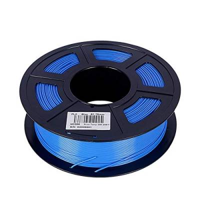 PLA 3D-Druckerfilament 1,75 Mm PLA-Filamentmaßgenauigkeit +/- 0,02 Mm 1 Kg (2,2 Lbs) Spule 300M 3D-Druckmaterial(Color:Blau) von Yimihua