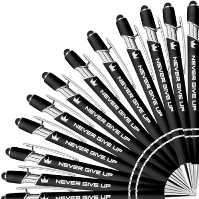Personalisierte Kugelschreiber, Premium-Metall-Stylus-Stift mit Stylus-Spitzen, schwarze Tinte, Geschäftsgeschenke in Großpackung, Hellgrün von YouBaiVS