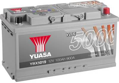 Yuasa Autobatterie YBX5019 12 V 100 Ah T1 Zellanlegung 0 (YBX5019) von Yuasa