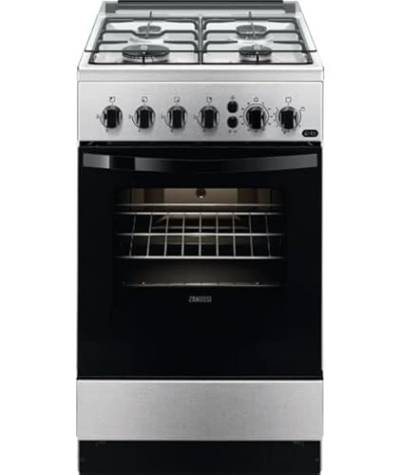 Zanussi ZCG512H1XA Freistehender Kocher Gaskochfeld Edelstahl A von Zanussi