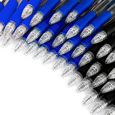 Zebra Z-Grip Druckkugelschreiber, 40 Stück, schwarze und blaue Tinte von Zebra Textil