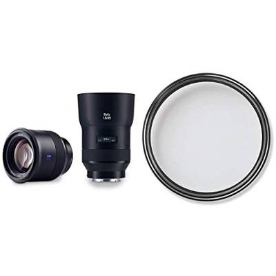 ZEISS Batis 1.8/85 für spiegellose Vollformat-Systemkameras von Sony (E-Mount) & T* UV Filter 67 mm (UV- und Schutzfilter, mit ZEISS T* Anti-Reflexbeschichtung) von Zeiss