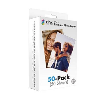 Zink Premium-Fotopapier, 5,1 x 7,6 cm, kompatibel mit Polaroid Snap, Snap Touch, Zip und Mint-Kameras und Druckern von Zink