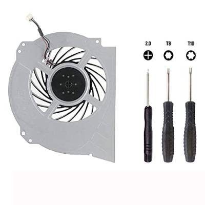 ZkeeShop Replacement Intern Lüfter Cooling Fan Kompatibel für PS4 Pro CUH-7xxx G95C12MS1CJ-56J14 KSB1012H mit Schraubendreher von ZkeeShop