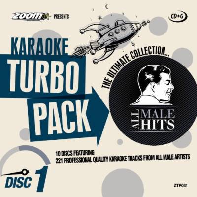 Zoom Karaoke CD+G Turbo Pack - All Male - 10 Discs [Card Wallets] von Zoom Entertainments