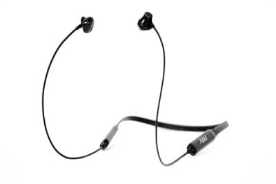 ADJ Grip Neckband Bluetooth 5.0 Kopfhörer In-Ear Wireless Sportkopfhörer mit Mikrofon und Lautstärkeregler, Headset Kabellos Doppelanschluss für Smartphone/Tablet, Schwarz von adj