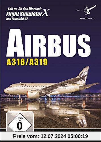 Flight SimulatorX - Airbus A318 / A319 (Add-On) von aerosoft