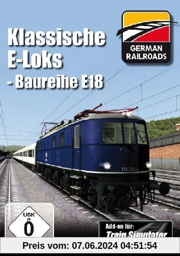 Train Simulator - Railworks: Klassische E-Loks Baureihe E-18 (Add-On) von aerosoft