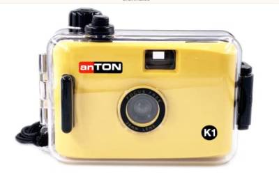 Anton K1 Nachfüllbare Wiederverwendbare Kleinbild Film 35mmKamera im Set mit Action - Unterwassergehäuse (Film Nicht im Lieferumfang) von antonKUNZE