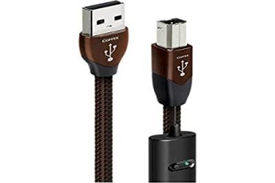 AudioQuest Coffee USB A-B Kabel 1,5 m, USB A, USB B, 2.0, Stecker/Stecker, Schwarz von audioquest