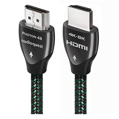 AudioQuest - Photon 48-4K-8K 48G HDMI - Entwickelt für Xbox - für Gaming, Blu-Ray, Kabel und Satelliten (2,3 m) von audioquest
