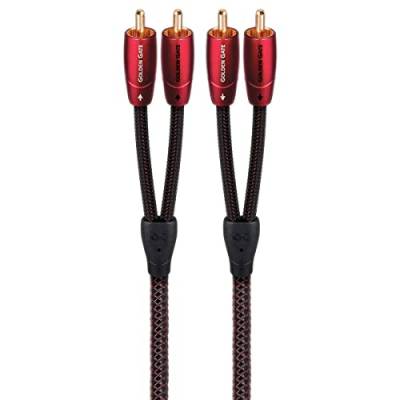 Audioquest – Stereo Kabel Golden Gate mit 4 RCA-Steckern, 0,6 m von audioquest