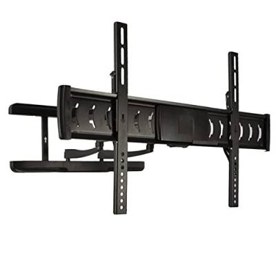 auna LCD/LED Flacher 3D TV Wandhalter Schwenkarm-Halterung neigbar für 81 bis 152cm (32 bis 60") Fernseher + HDMI-Kabel von auna