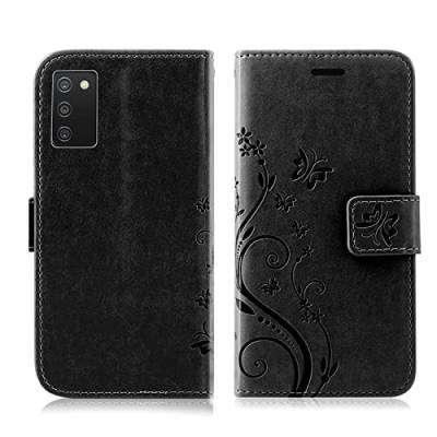 betterfon Handyhülle für Samsung Galaxy A03s, Hülle Samsung A03s - Schutzhülle Klapphülle Handytasche Flip Case mit [Standfunktion, Kartenfächern, Qualität TPU] Kompatibel zu Galaxy A03s, Schwarz von betterfon