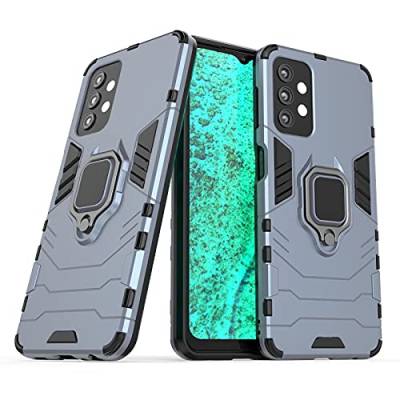 betterfon Hülle für Samsung Galaxy A32 5G - Handyhülle Samsung A32 5G Schutzhülle Silikon Ring Case TPU mit [Standfunktion] [Ring Halter] für Galaxy A32 5G Türkis von betterfon