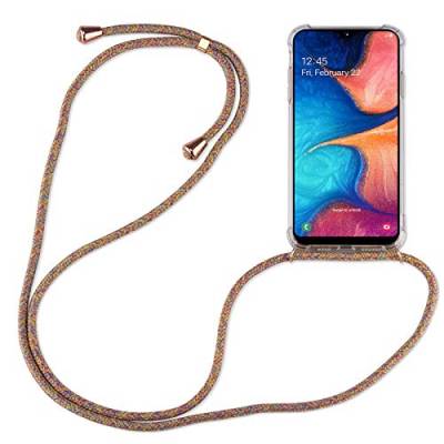 betterfon | Samsung Galaxy A20e Handykette Smartphone Halskette Hülle mit Band - Schnur mit Case zum umhängen Handyhülle mit Kordel zum Umhängen für Samsung Galaxy A20e SM-A202 Rainbow von betterfon