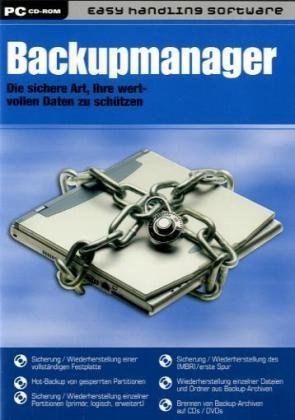 Backupmanager, CD-ROMDie sichere Art, Ihre wertvollen Daten zu schützen. Für Windows von bhv Distribution