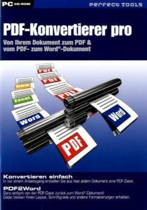 PDF-Konvertierer pro, CD-ROMVon Ihrem Dokument zum PDF & vom PDF- zum Word-Dokument. Für Windows von bhv Distribution