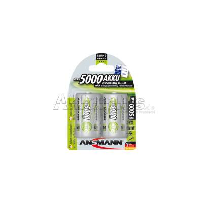 Ansmann - Mono D - 1,2 Volt 5000mAh Ni-MH 2er Blister