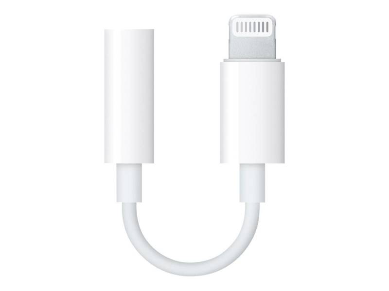 Apple Adapter Lightning auf 3,5mm Kopfhörerstecker, weiß