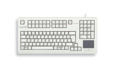 CHERRY Advanced Performance Line TouchBoard G80-11900 kabelgebundene Tastatur mit Touchpad (USB, hellgrau)