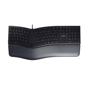 CHERRY KC 4500 ERGO kabelgebundene ergonomische Tastatur, schwarz