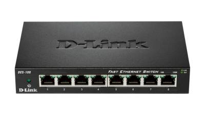 D-Link DES-108 8-Port 100MBit/s Switch