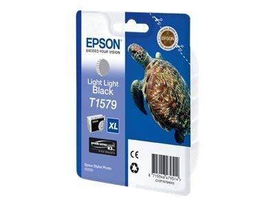 Epson Original T1579 UltraChrome K3 Druckerpatrone schwarz hell 25ml (C13T15794010)