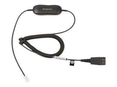 Jabra GN1200 CC Headset-Kabel Quick Disconnect (S) 2m für Jabra GN 2100, GN 2200, GN 2250