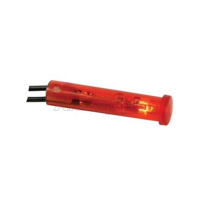 KONTROLL-LAMPE - RUND - ROT- 220 V - 7 mm