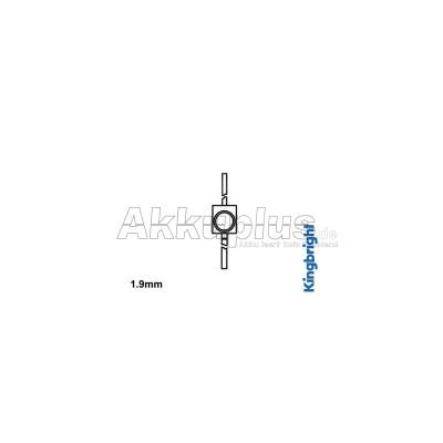 LED - ROT DIFFUS - SOLID STATE - SUBMINIATUR - 1.9 mm