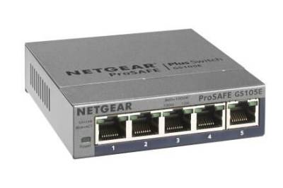 Netgear GS105E 5-Port Gigabit Web Managed Switch