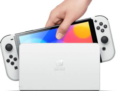 Nintendo Switch OLED - schwarz/weiß
