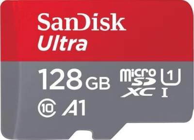 SanDisk Ultra microSDXC Speicherkarte + SD Adapter - 128GB