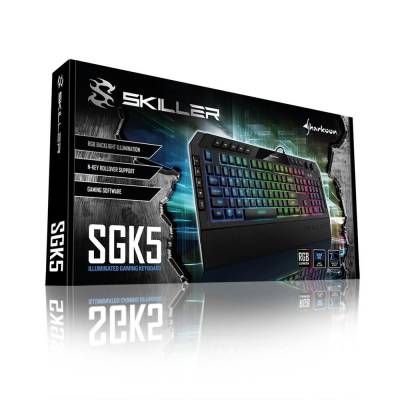 Sharkoon Skiller SGK5 Rubber-Dome Gaming Tastatur