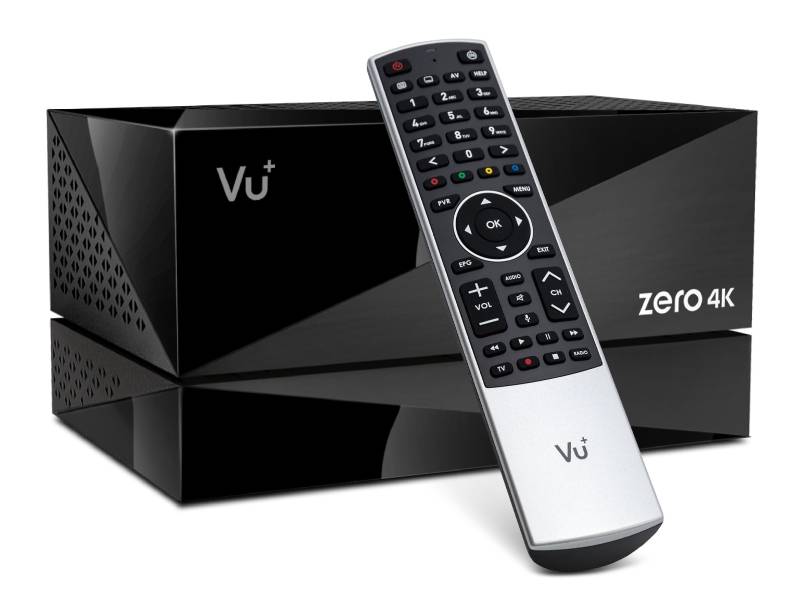 VU+ Zero 4K BT 1x DVB-C/T2 Tuner Linux Receiver UHD 2160p - incl. PVR-Kit ohne HDD