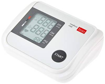 boso medicus vital – Vollautomatisches Oberarm-Blutdruckmessgerät mit großem Display und Arrhythmie-Erkennung – Inkl. Blutdruckmanschette (22-42cm) von boso