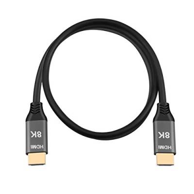 Cablecc HDMI 2.1 Kabel Ultra-HD UHD 8K 60Hz 4K 120Hz Kabel 48Gbs mit Audio & Ethernet HDMI Kabel 3m von cablecc